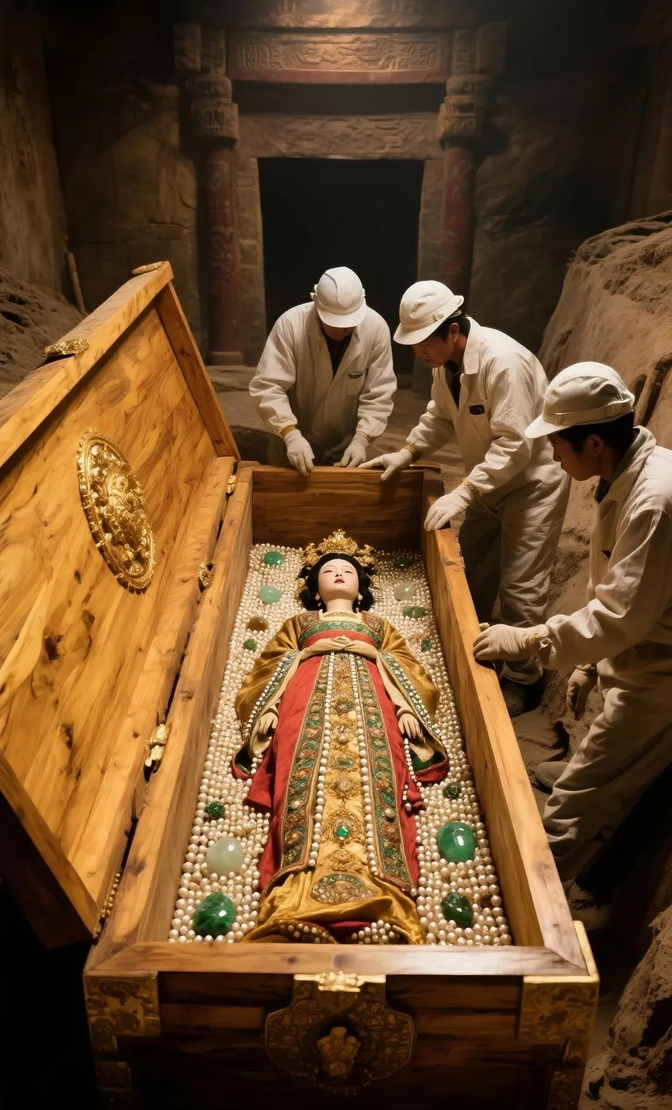 女尸的手套着一层薄薄