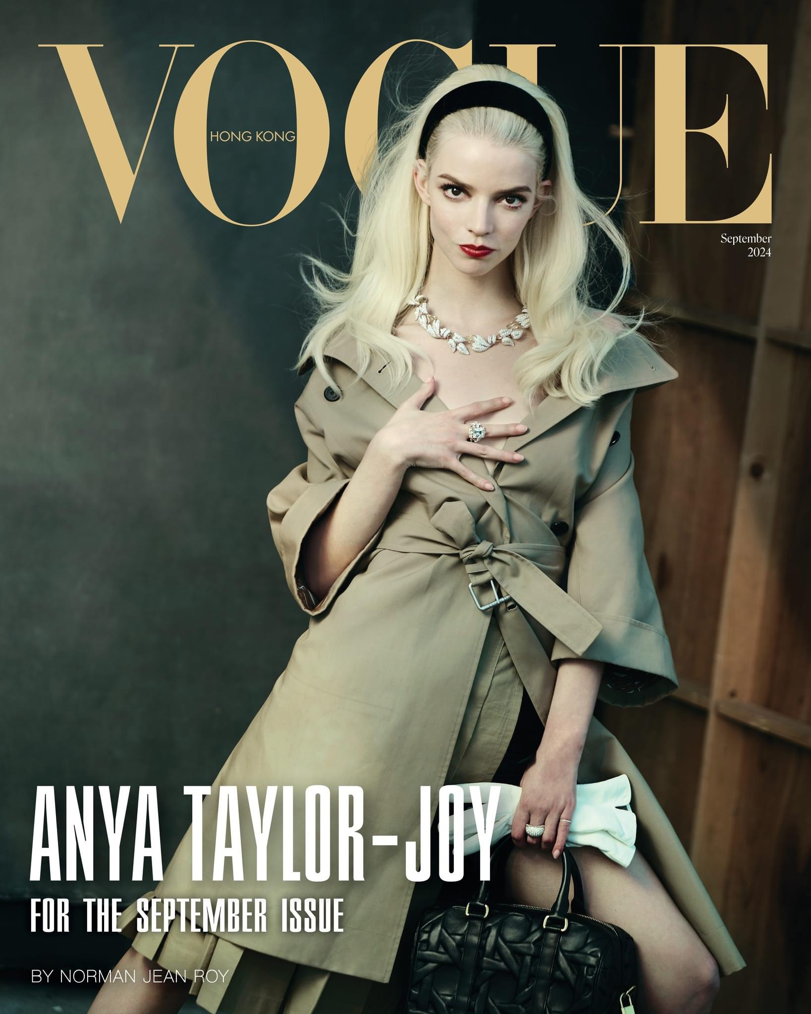 安雅泰勒乔伊#  安雅·泰勒-乔伊(anya taylor-joy)为港版《vogue》