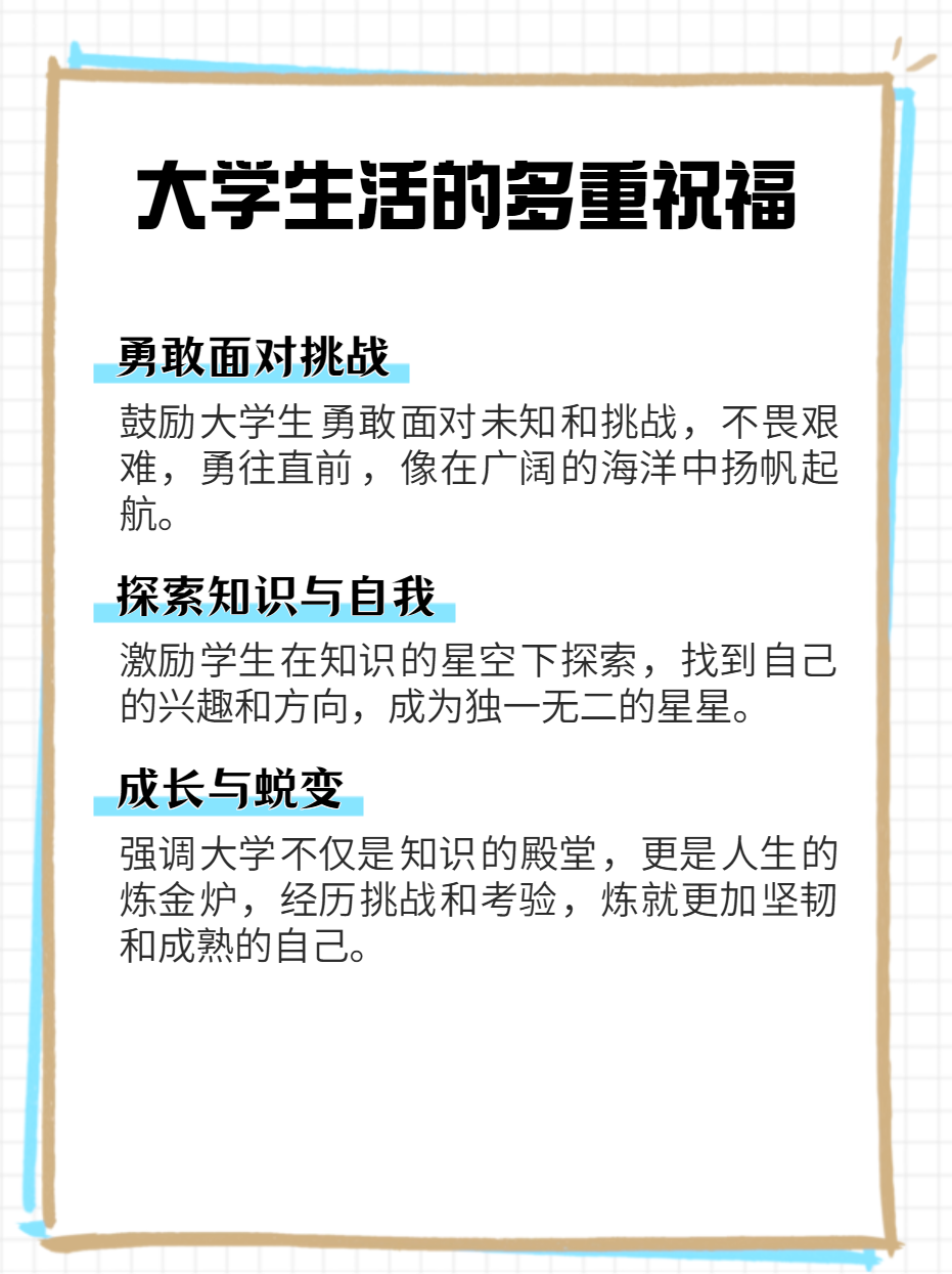 今天我们来聊聊那些让人心潮澎湃的"祝考上大学的金句!