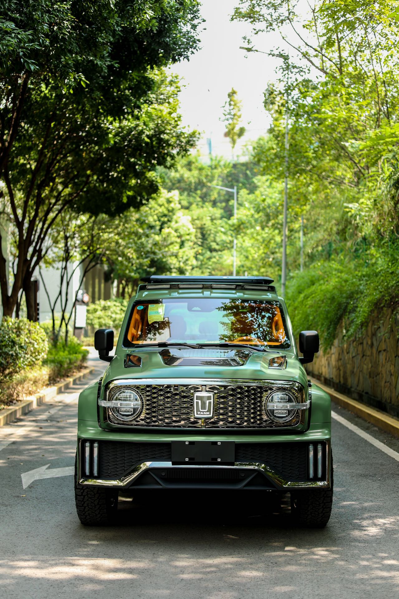 复古奢华油然而生坦克300 硬派越野车