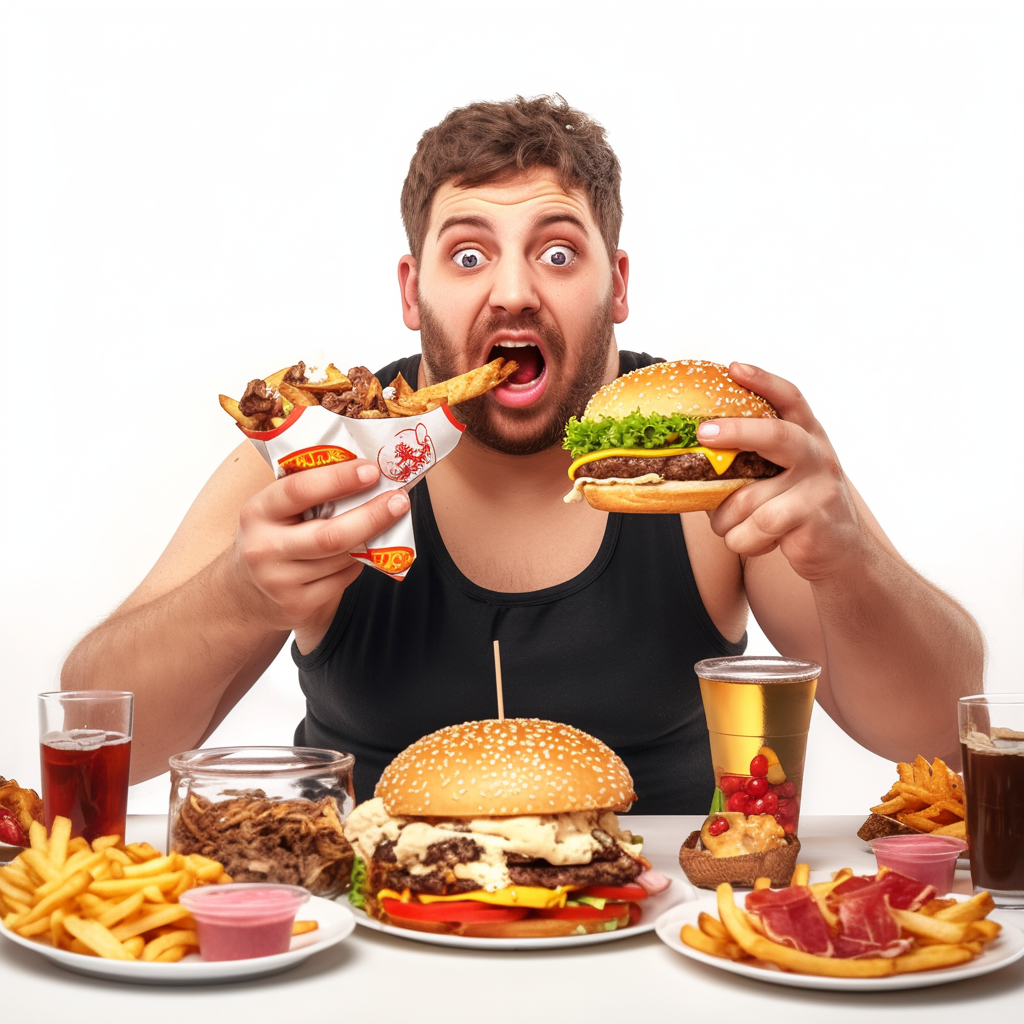 暴饮暴食是一种不健康的饮食行为,对身体健康带来的危害不容小觑. 1