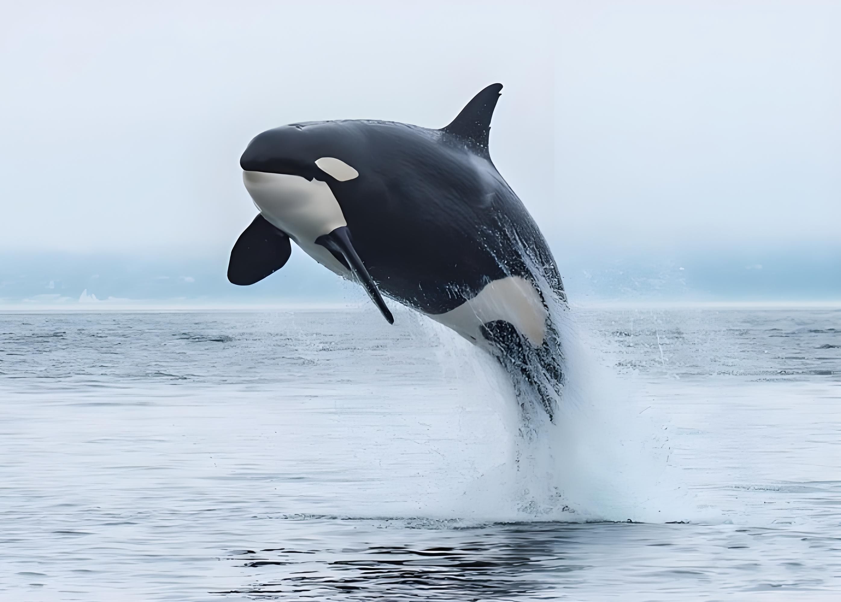 说一下几种鲸鱼,体型最大的蓝鲸,以磷虾和小鱼为食,虽然嘴巴很大但