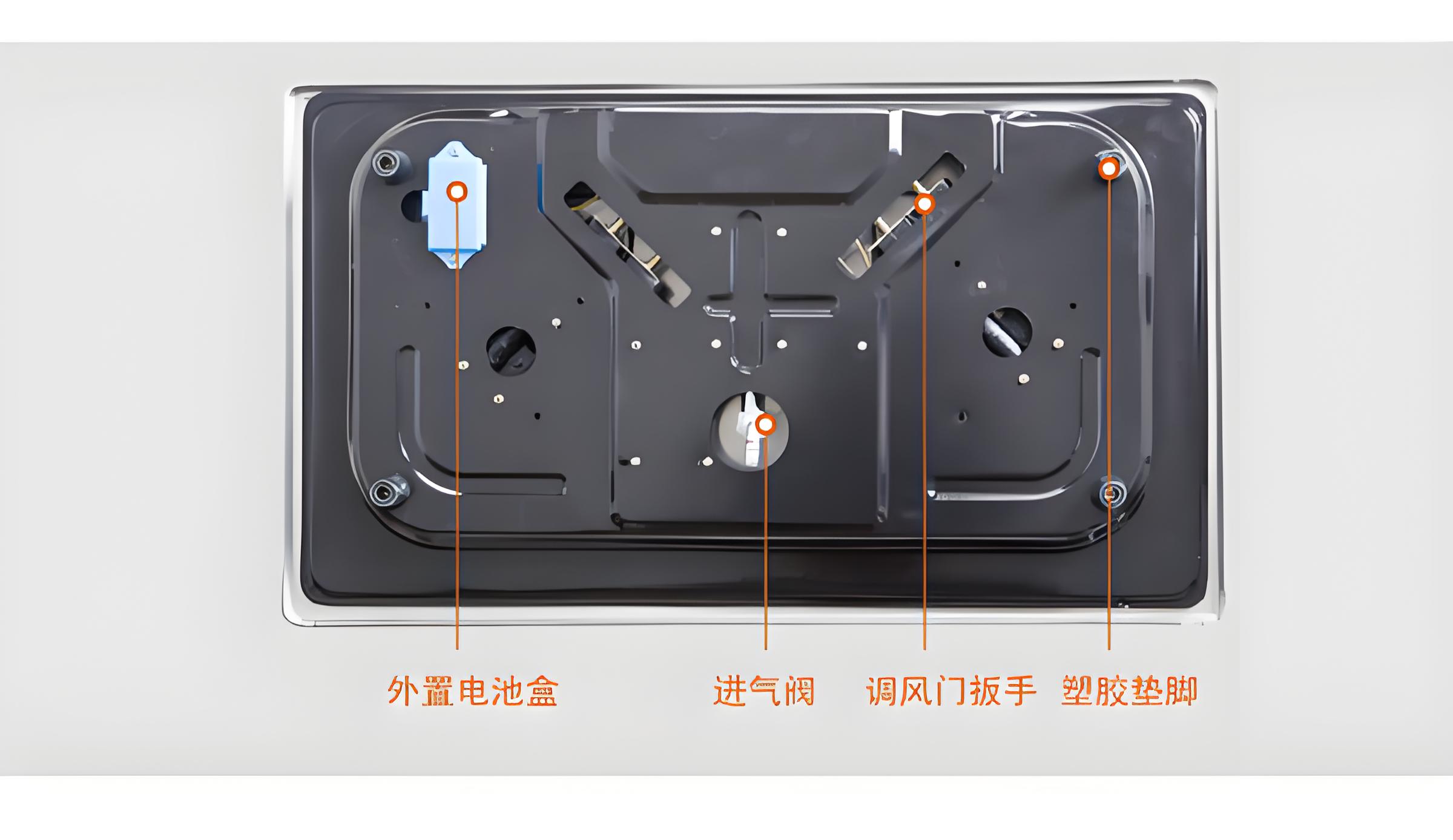 可能是燃气灶的电池没电了,燃气灶一般都是用1号电池,一节电池可矣妹