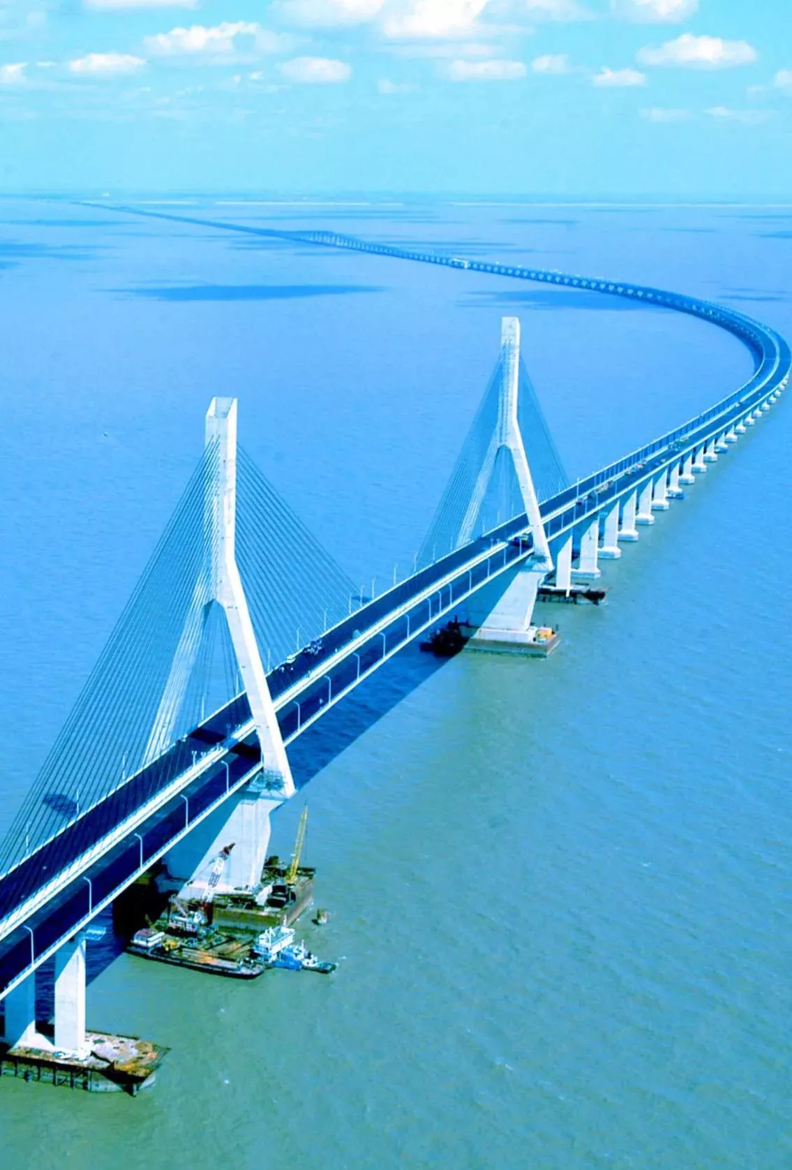 第四座;舟山大桥,全长