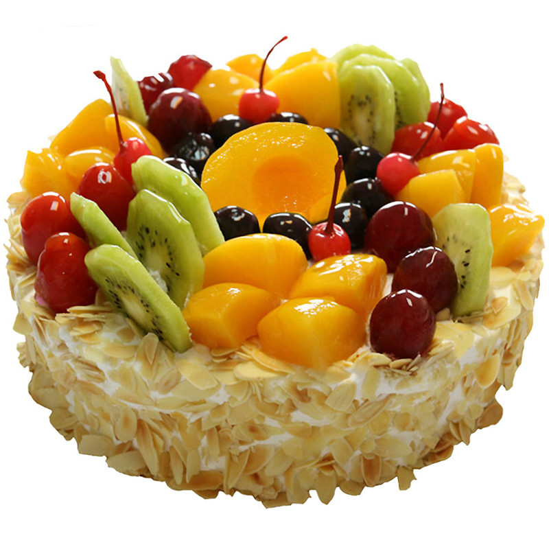 鲜果缤纷生日蛋糕 #8寸蛋糕多大#