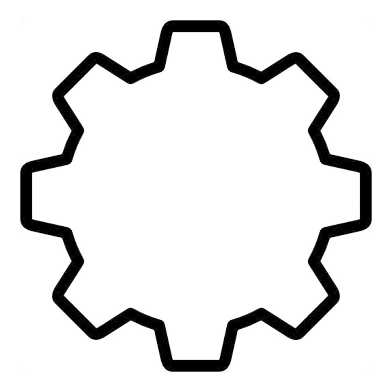 齿轮简笔画怎么画?