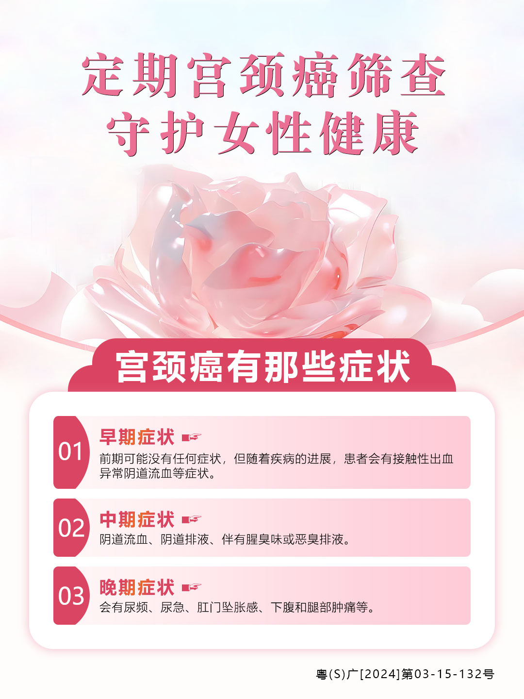 定期做好宫颈癌筛查 守护女性健康 宫颈癌有那些症状 早期症状 前期