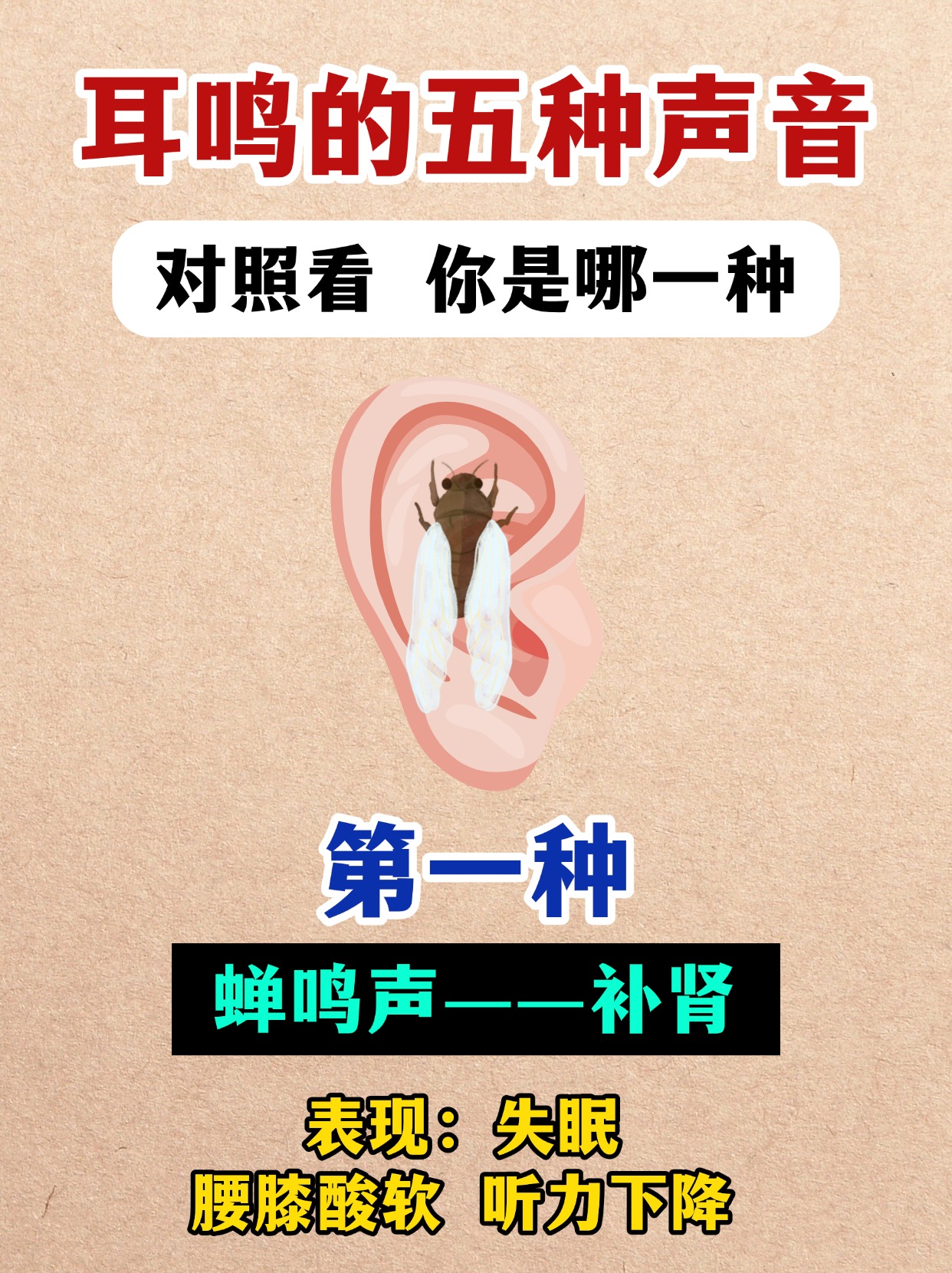 耳鸣的五种声音对照看你是哪一种?