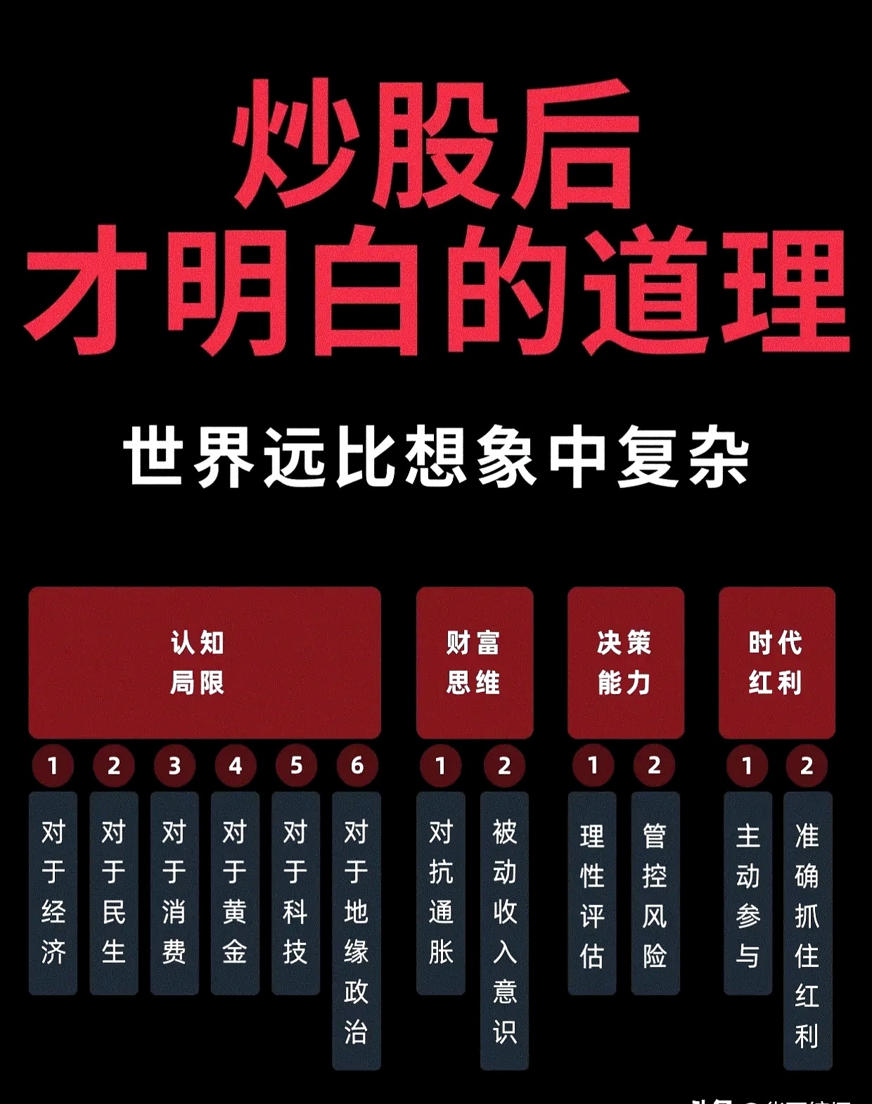 接触股票后,你会逐渐发现,这个世界比你想象的要复杂得多