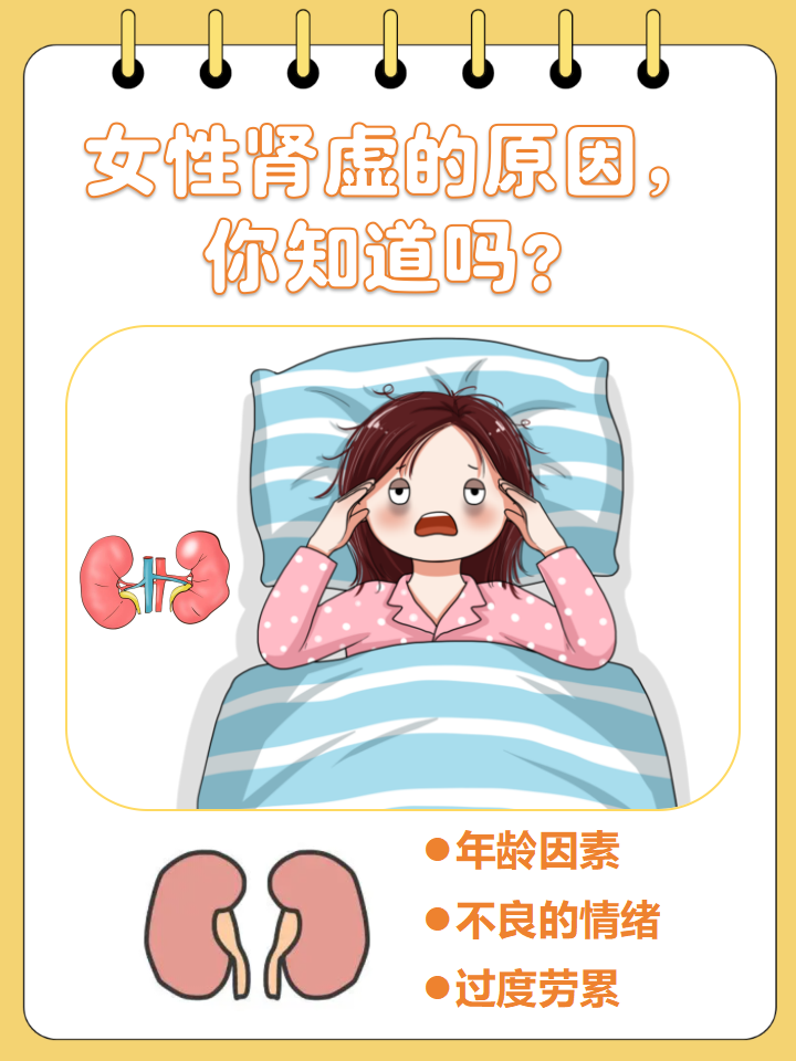 女性肾虚的原因,你知道吗?
