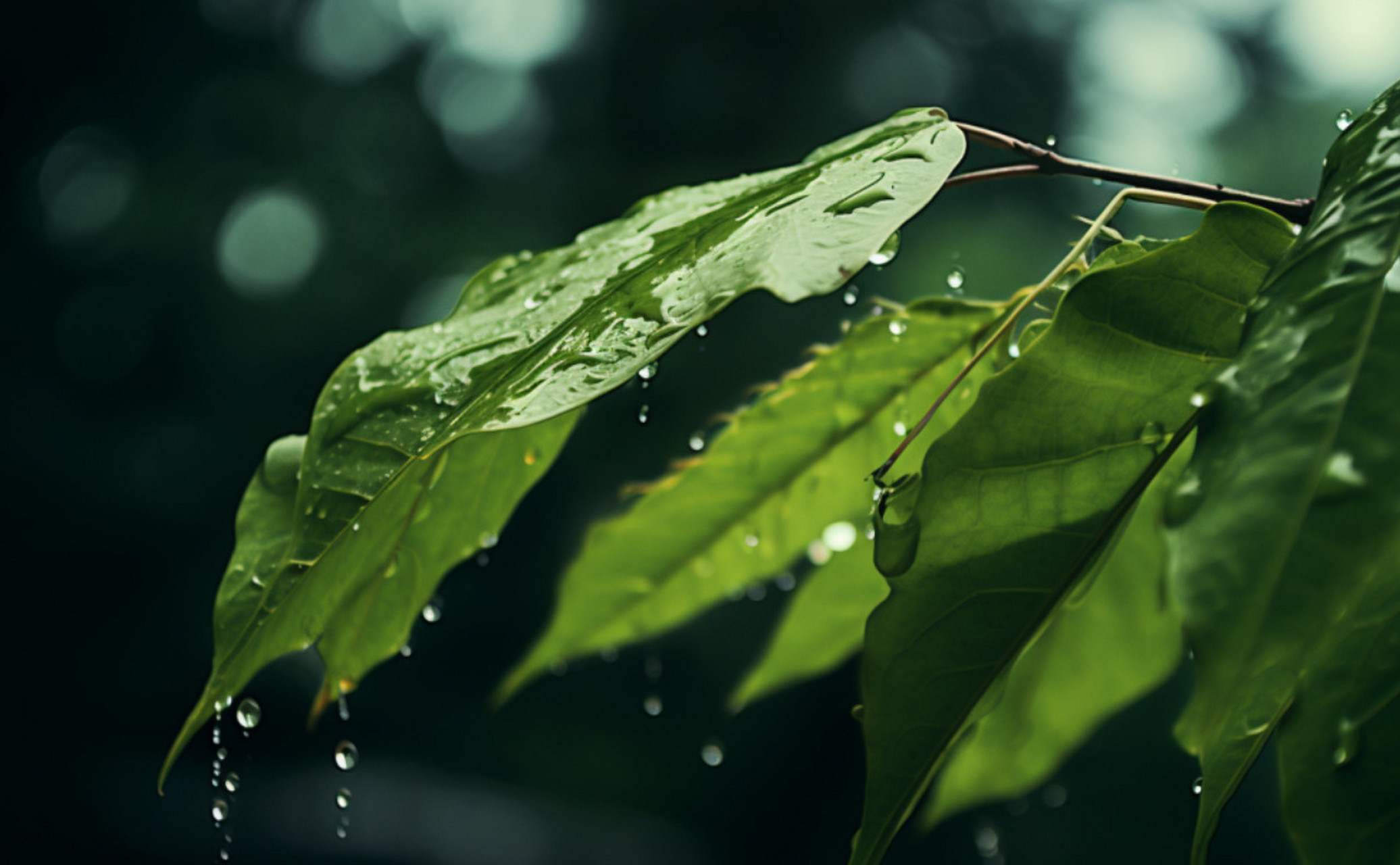 雨水图片大全唯美图片