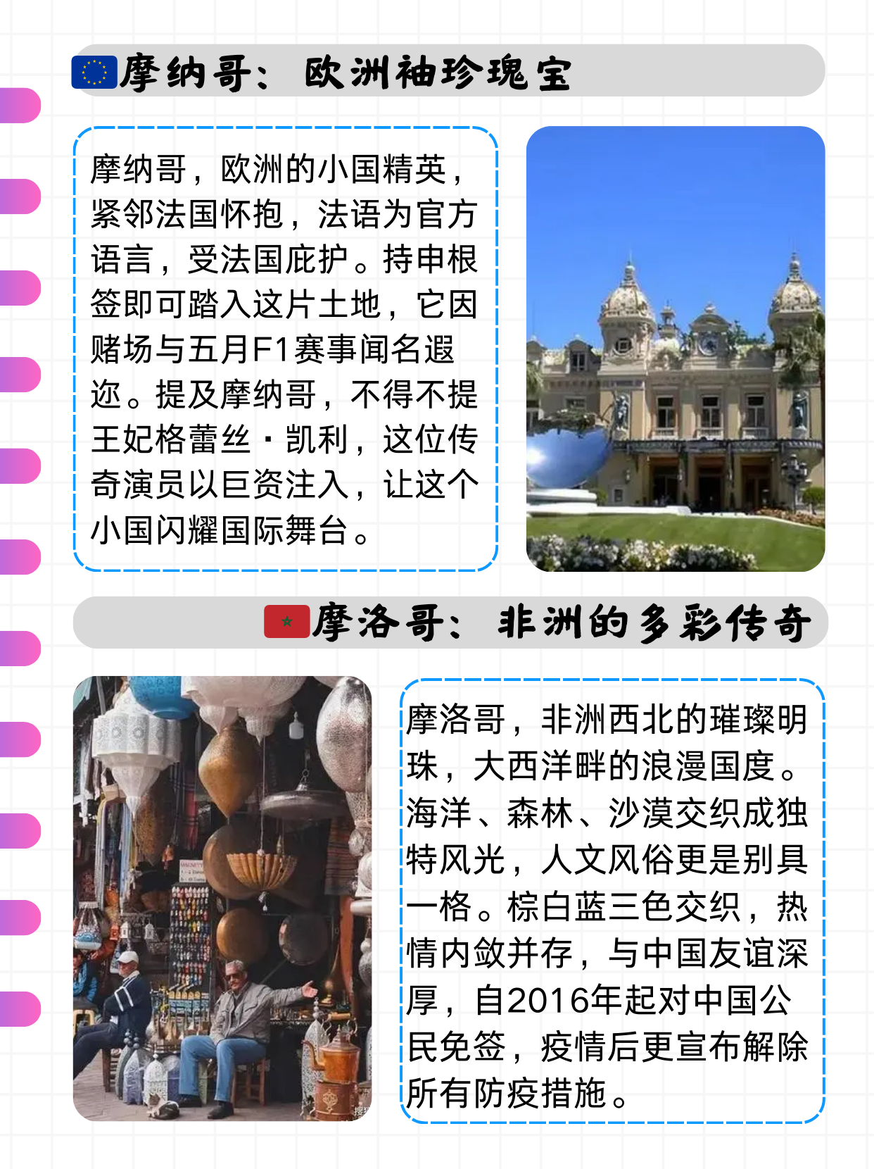 摩纳哥和摩洛哥的区别