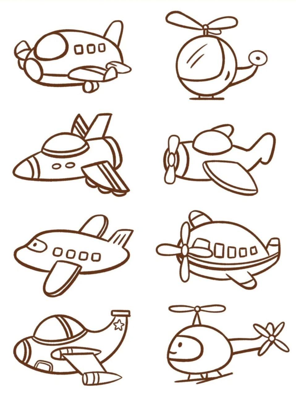 飞机绘画教程,画出心中的飞行梦  今天放假,在家陪女儿在家里玩,她