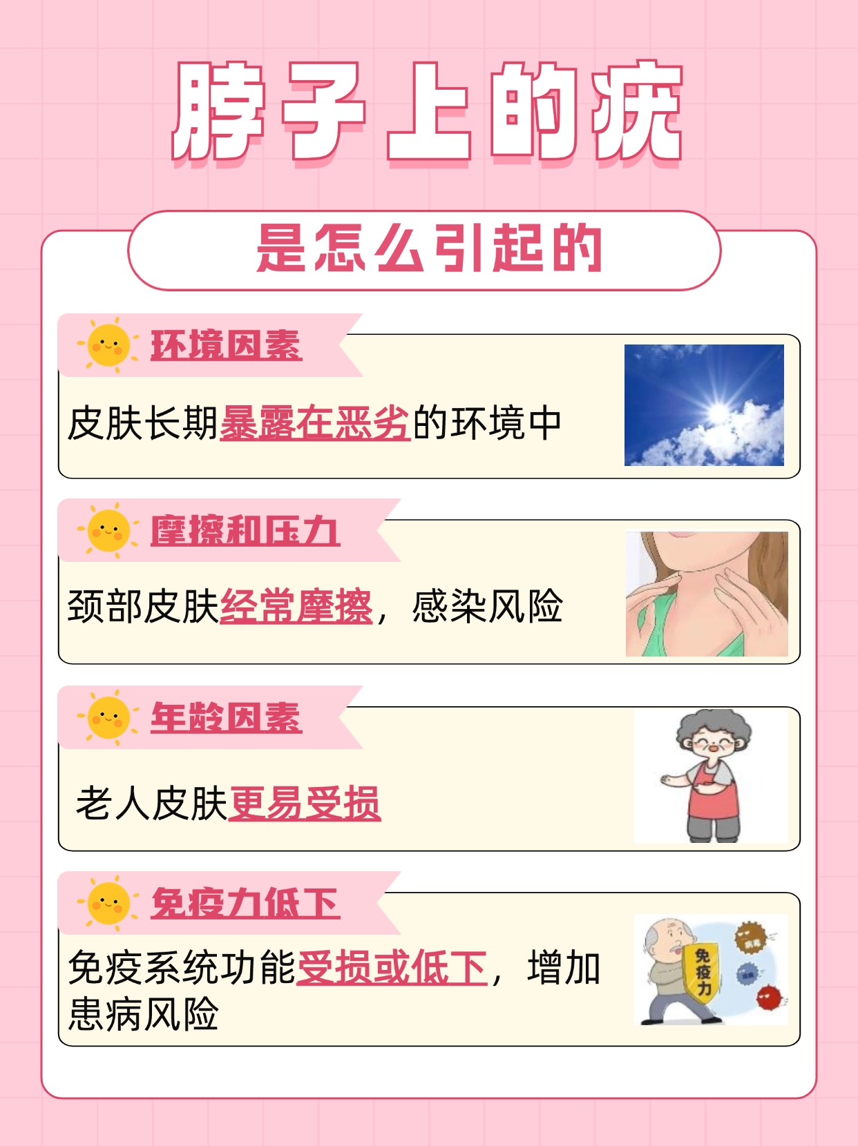 脖子上的疣,医学上常称为"寻常疣"或"颈部疣",是由人乳头瘤病毒(hpv