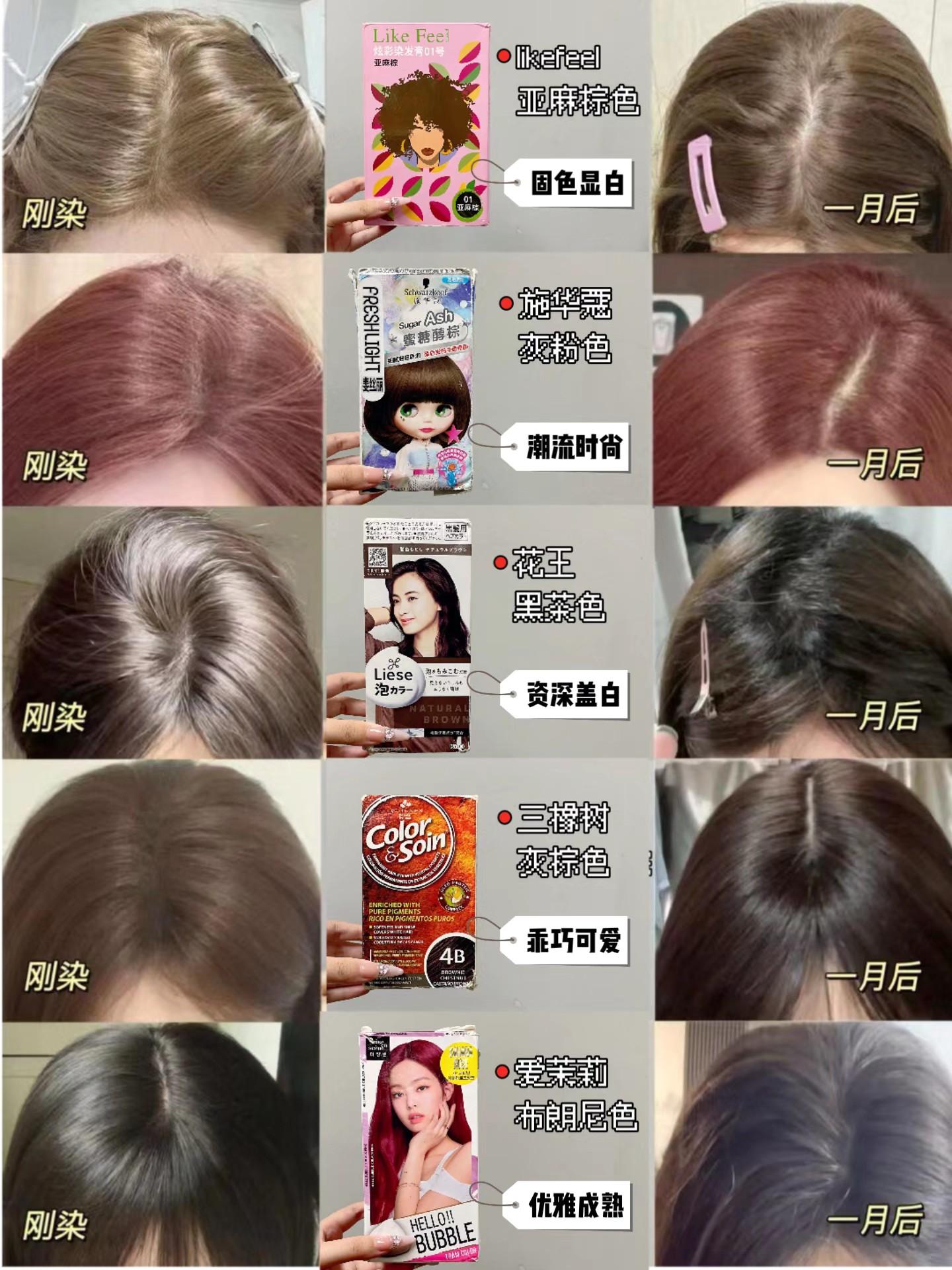 都是你个性的延伸它们带着不同的色彩为你的秀发丝带来不同的变化