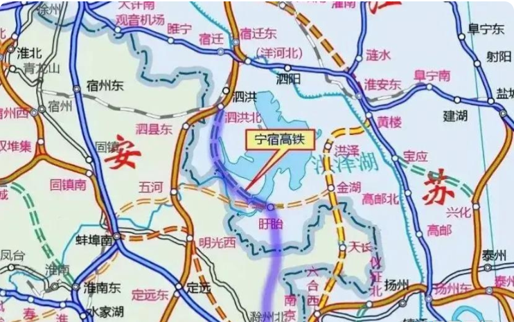 宁宿高铁到底走哪,江苏又开始玩洋了,到现在装死了,建与不建到底出个