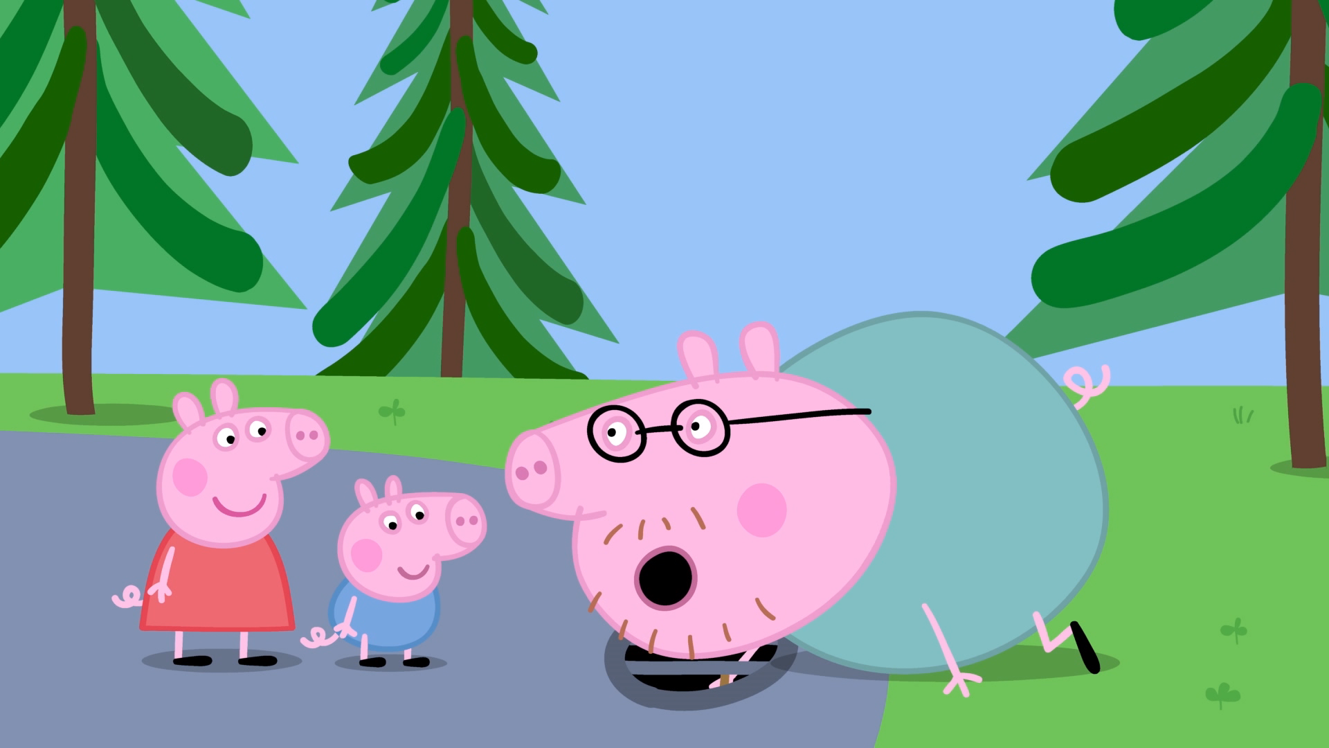 小猪佩奇特效# 哎呀,今天可真是咱们小猪佩奇一家子的"小冒险日"呢!