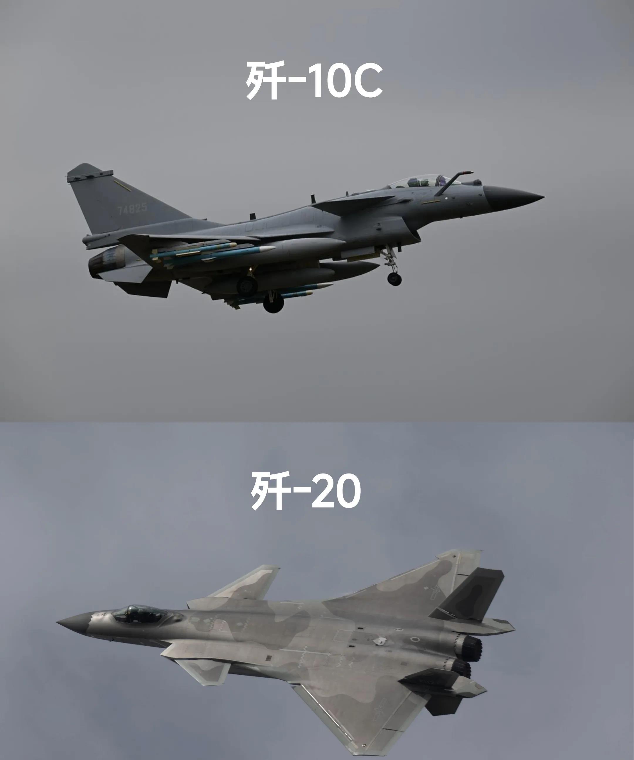 歼-10c战机在部队里堪称老大哥凭着一身硬功夫战绩摆那儿谁见了