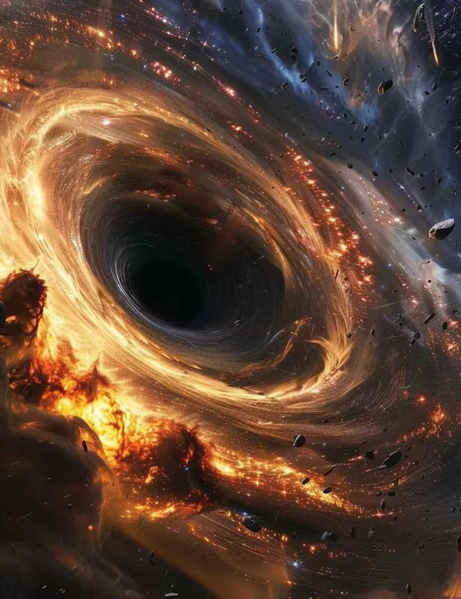 黑洞并不会像吸尘器一样主动把周围所有东西都"吸进去",而是通过极端