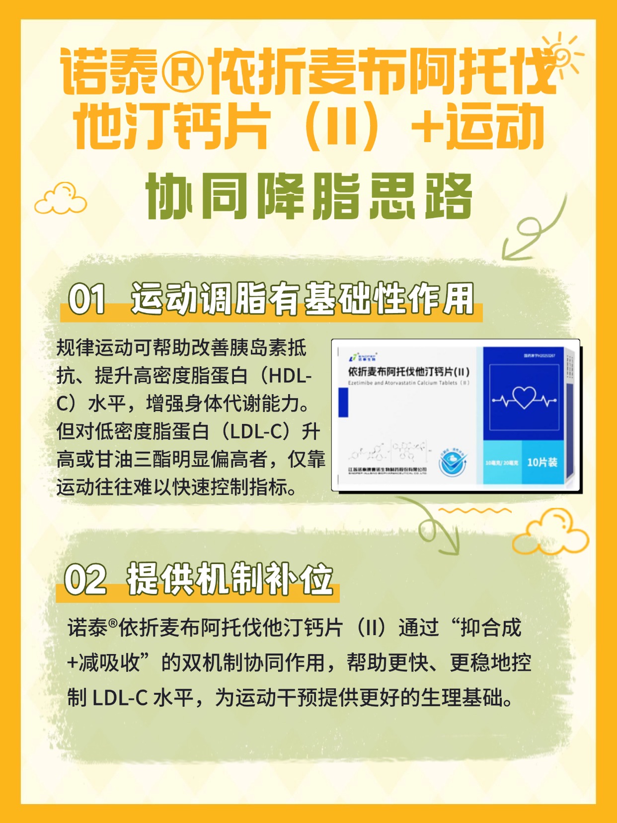 诺泰依折麦布阿托伐他汀钙片