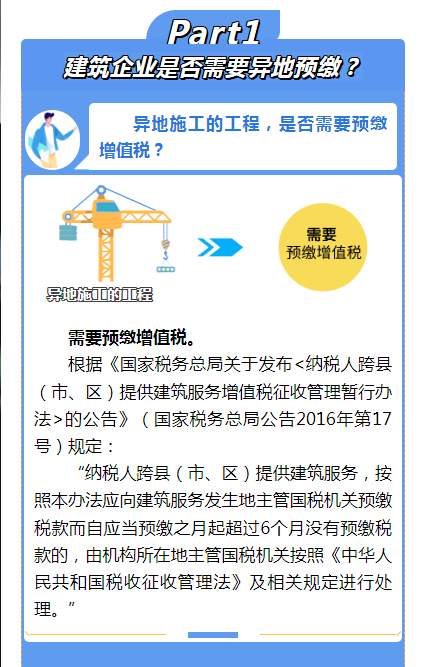 建筑企业异地预缴的预缴税款该如何计算?