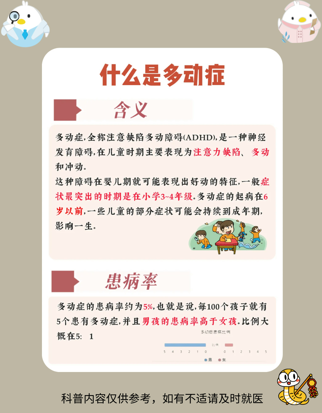 孩子多动症应该怎么办#