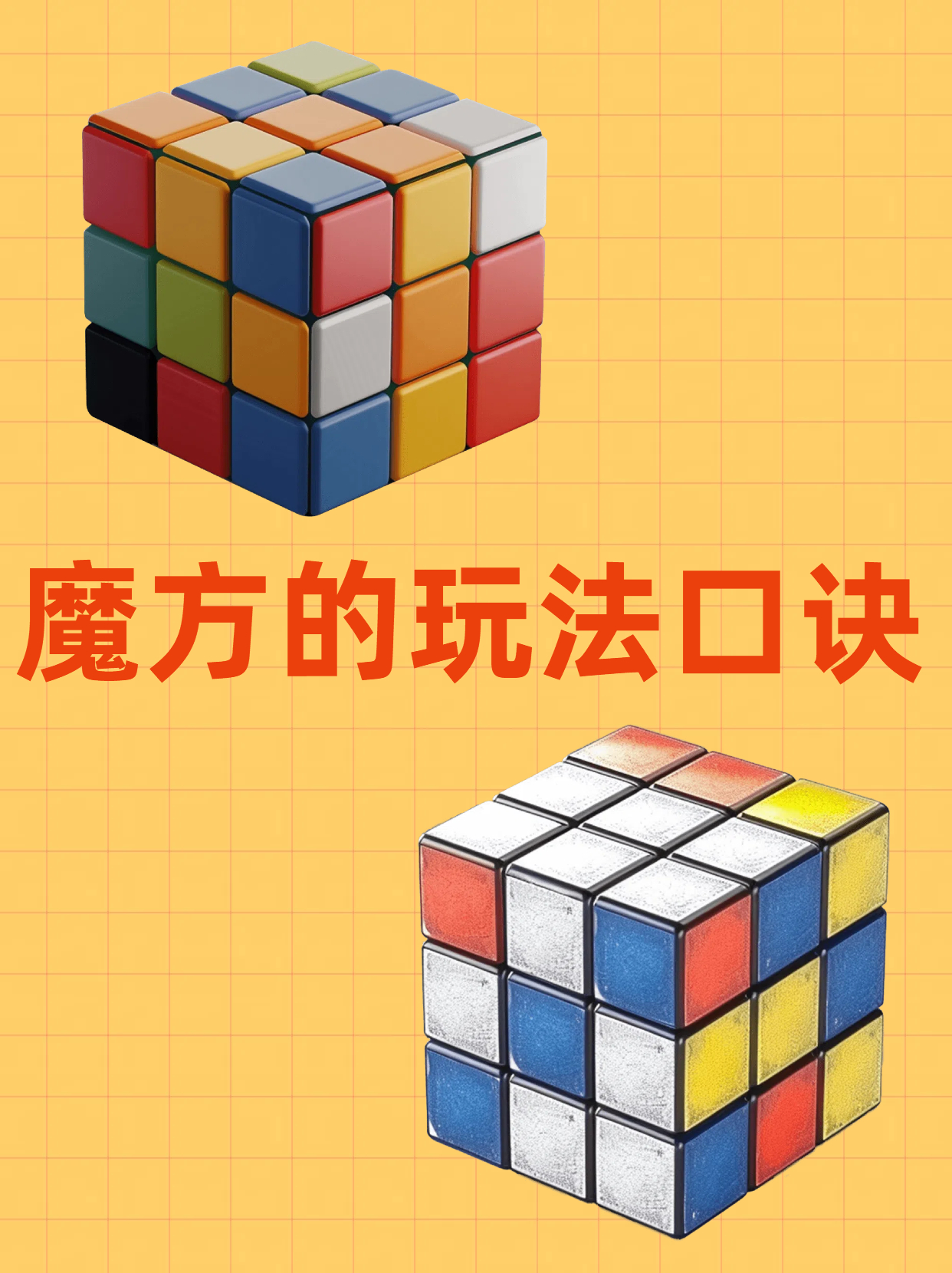 魔方的玩法口诀
