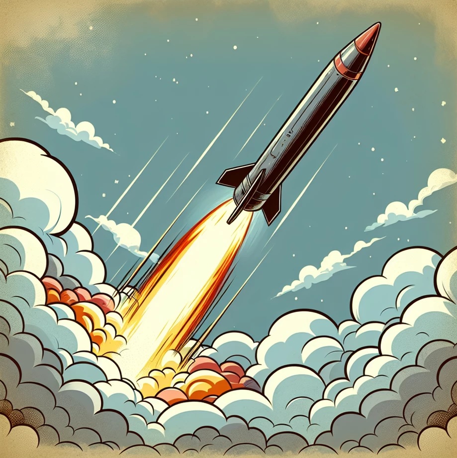 卡通开拓祖国核弹中国东风导弹绘画导弹之父简笔画导弹发射窗帘画东风