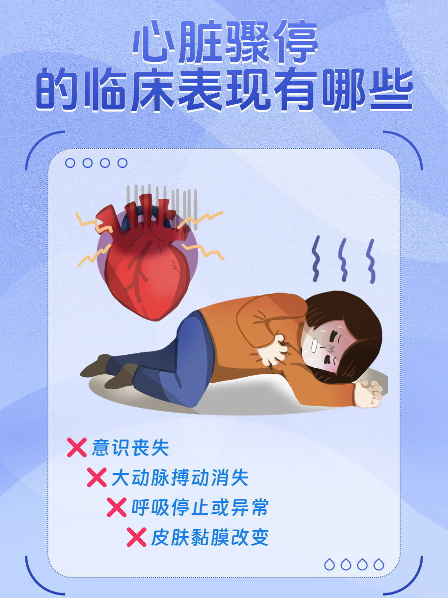 通过症状提前发现疾病  当心脏骤停时,人体仿佛被按下了紧急制动键.