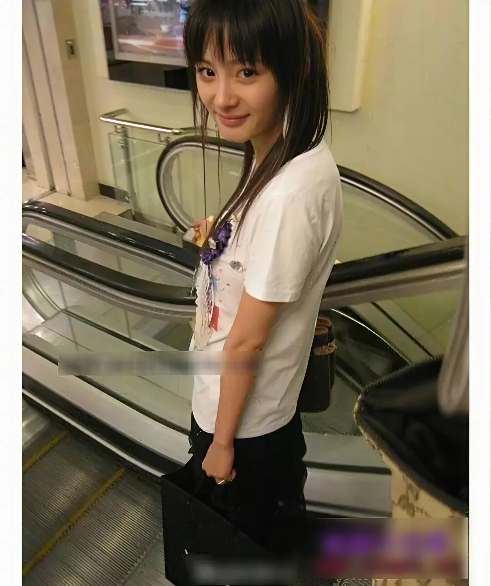 初出杨幂年轻时候的照片大全杨幂17岁照片杨幂学生时期旧照看杨幂上学