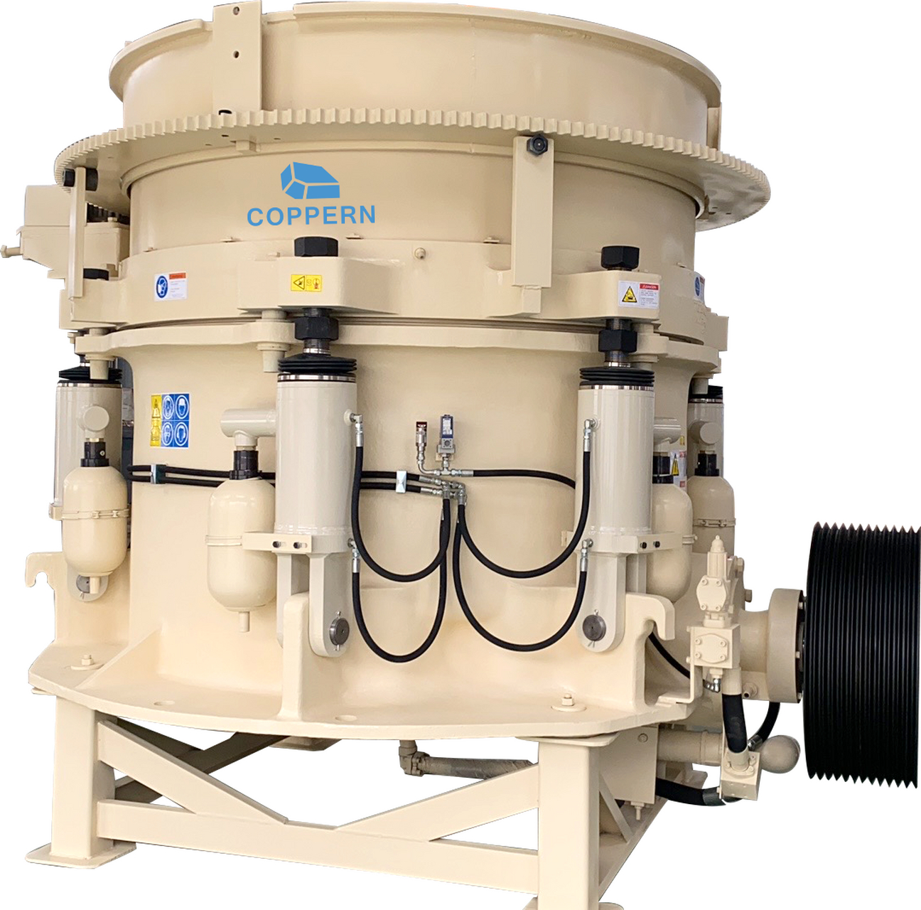 "液压圆锥式破碎机也是矿山设备中的一员,在细碎方面的到广泛的应用