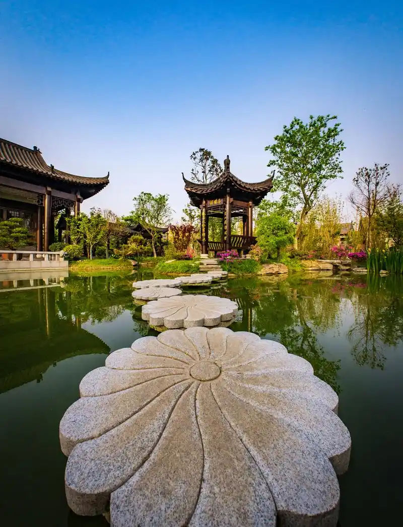 城市园林景观郑州园博园图片郑州园博园园林体验园博园梦唐园景中国