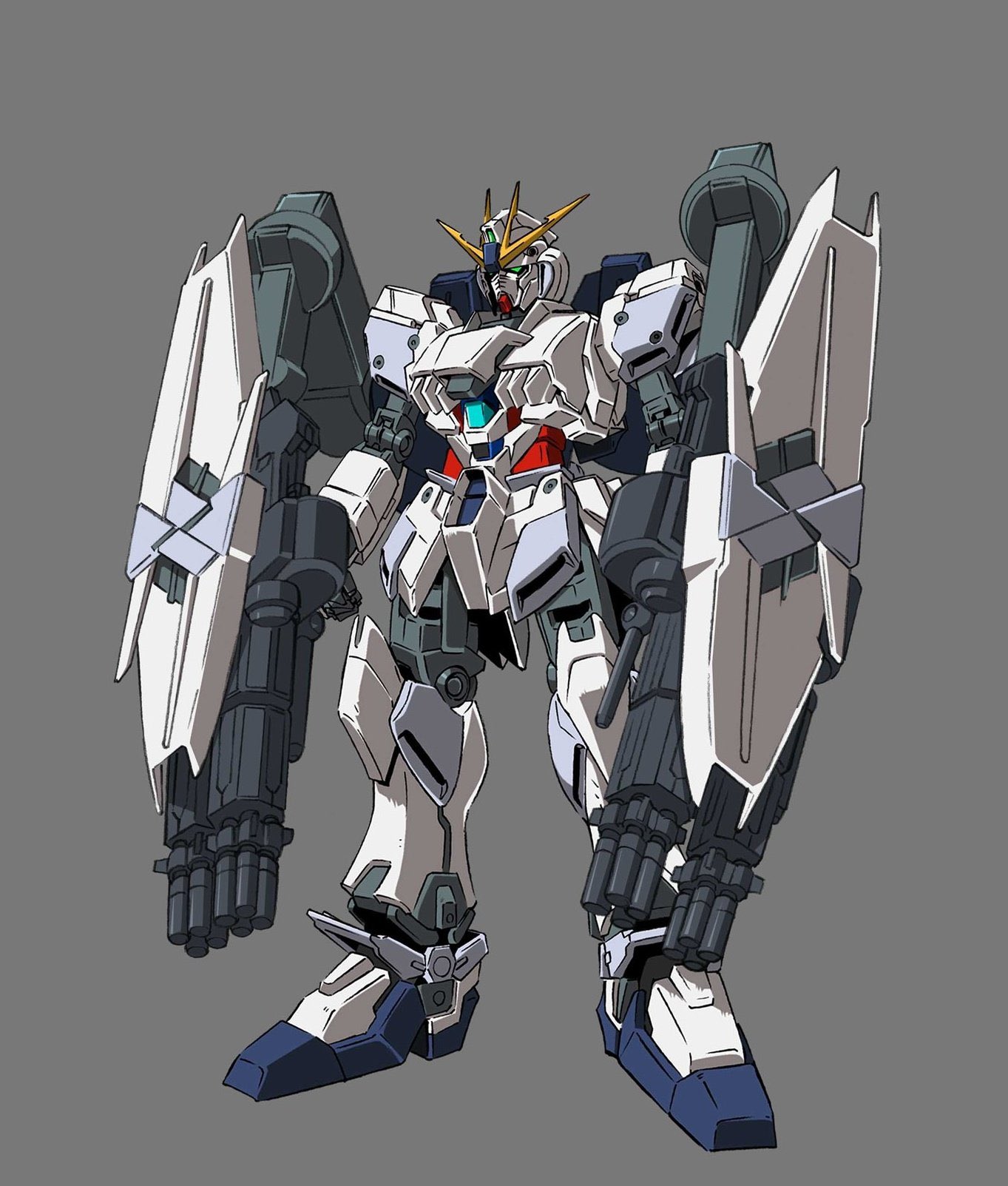 全新设计的造型看起来像移植了独角兽高达的装备,大家感觉怎么样呢?