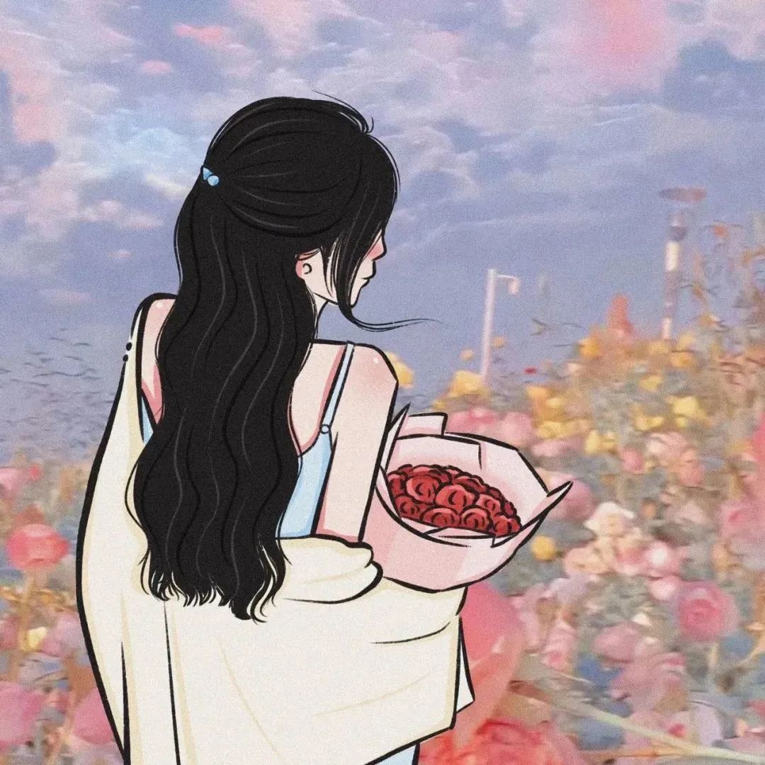 治愈系 / 手绘插画女生头像