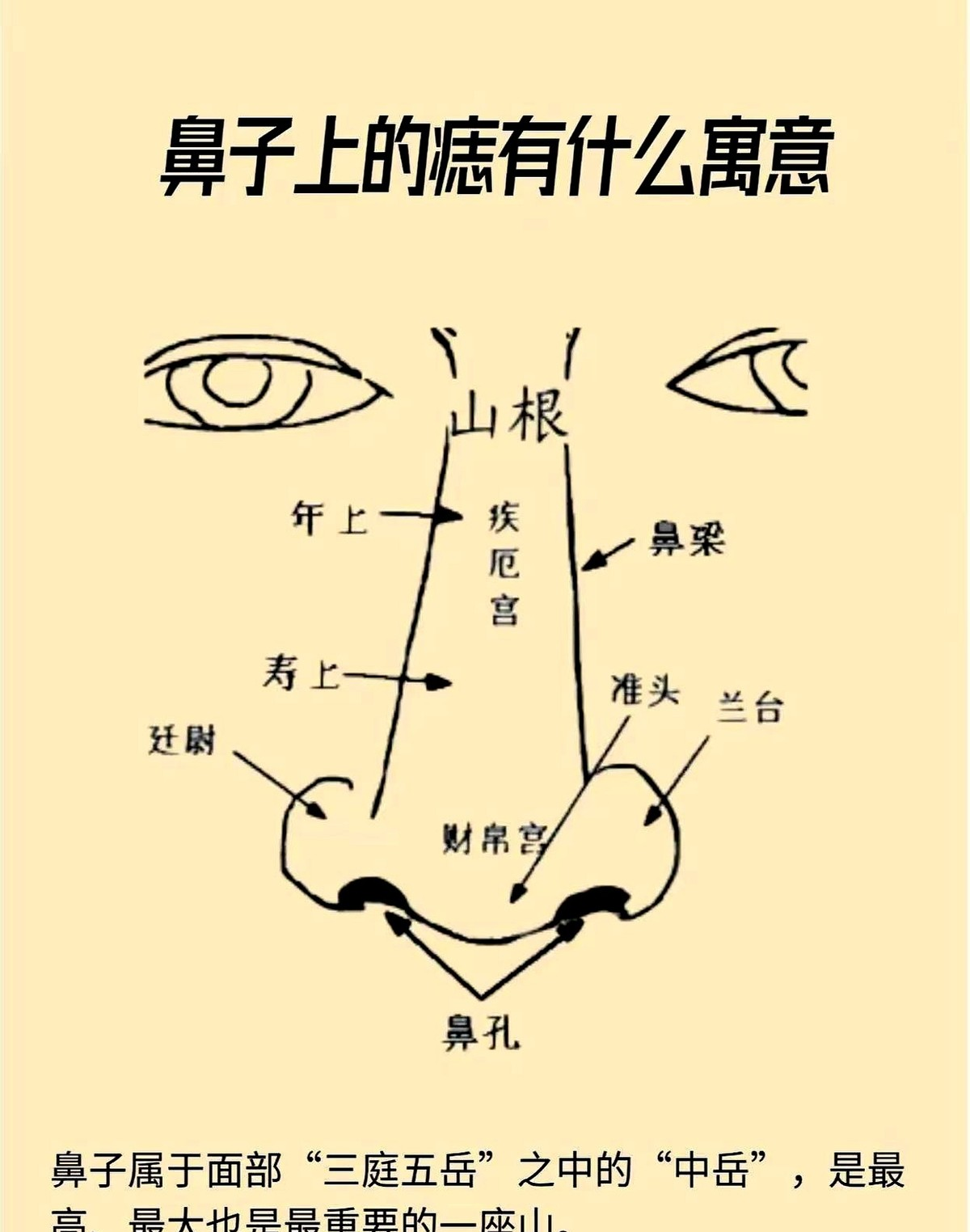 就是两眼中间,鼻梁上面那个位置