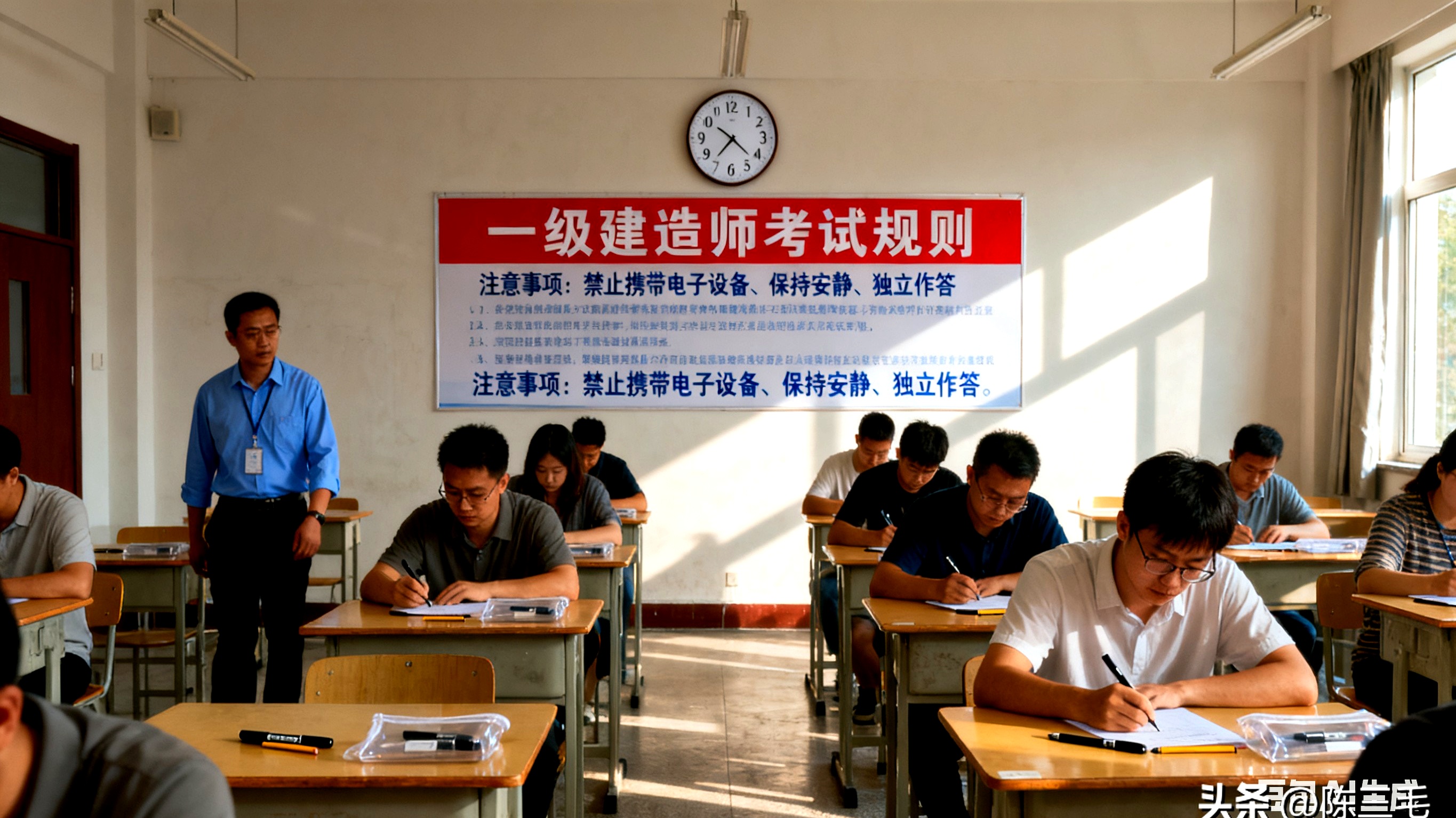 我是在2018年一次性通过了一建四门考试