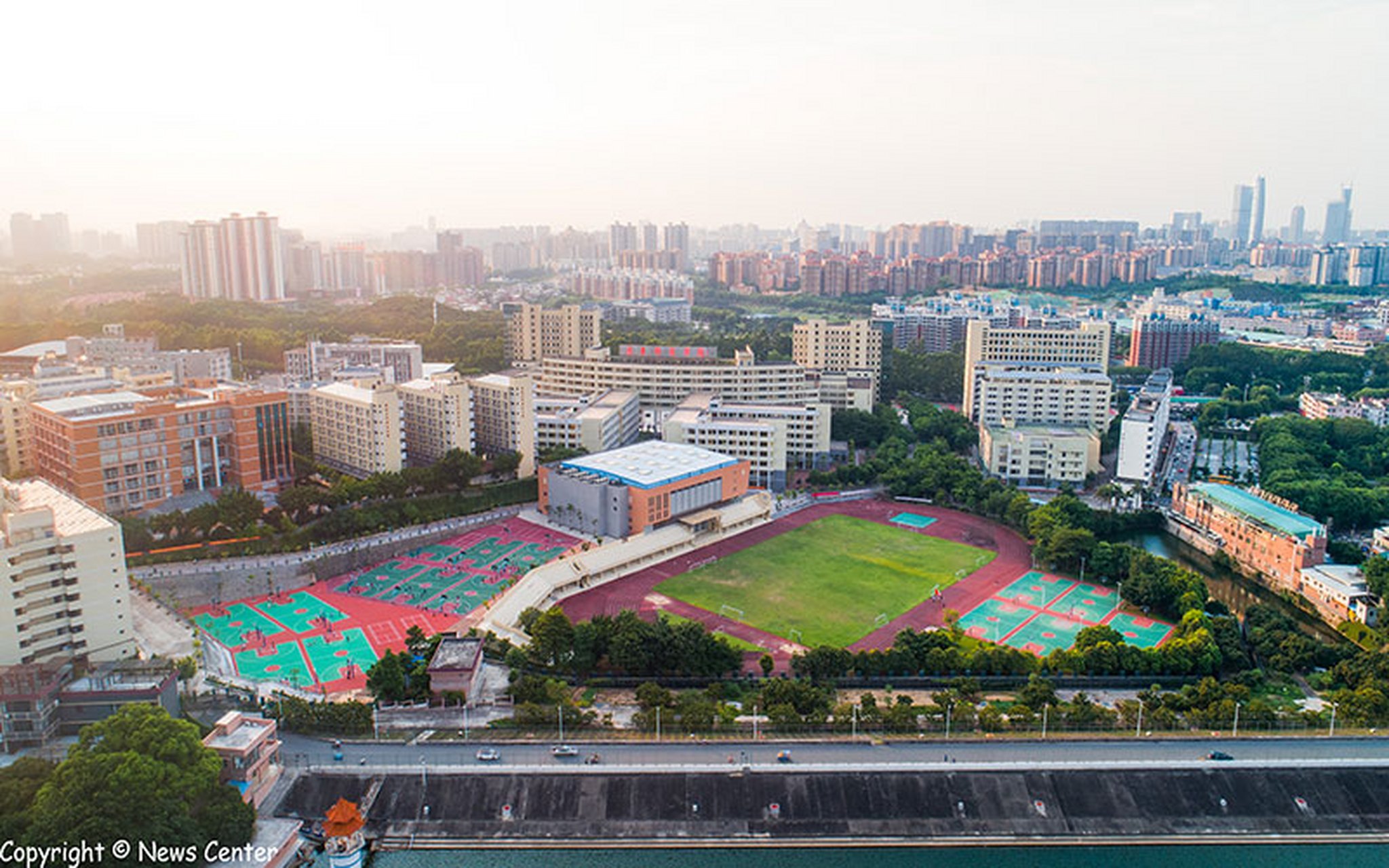 广东科技学院全景图图片