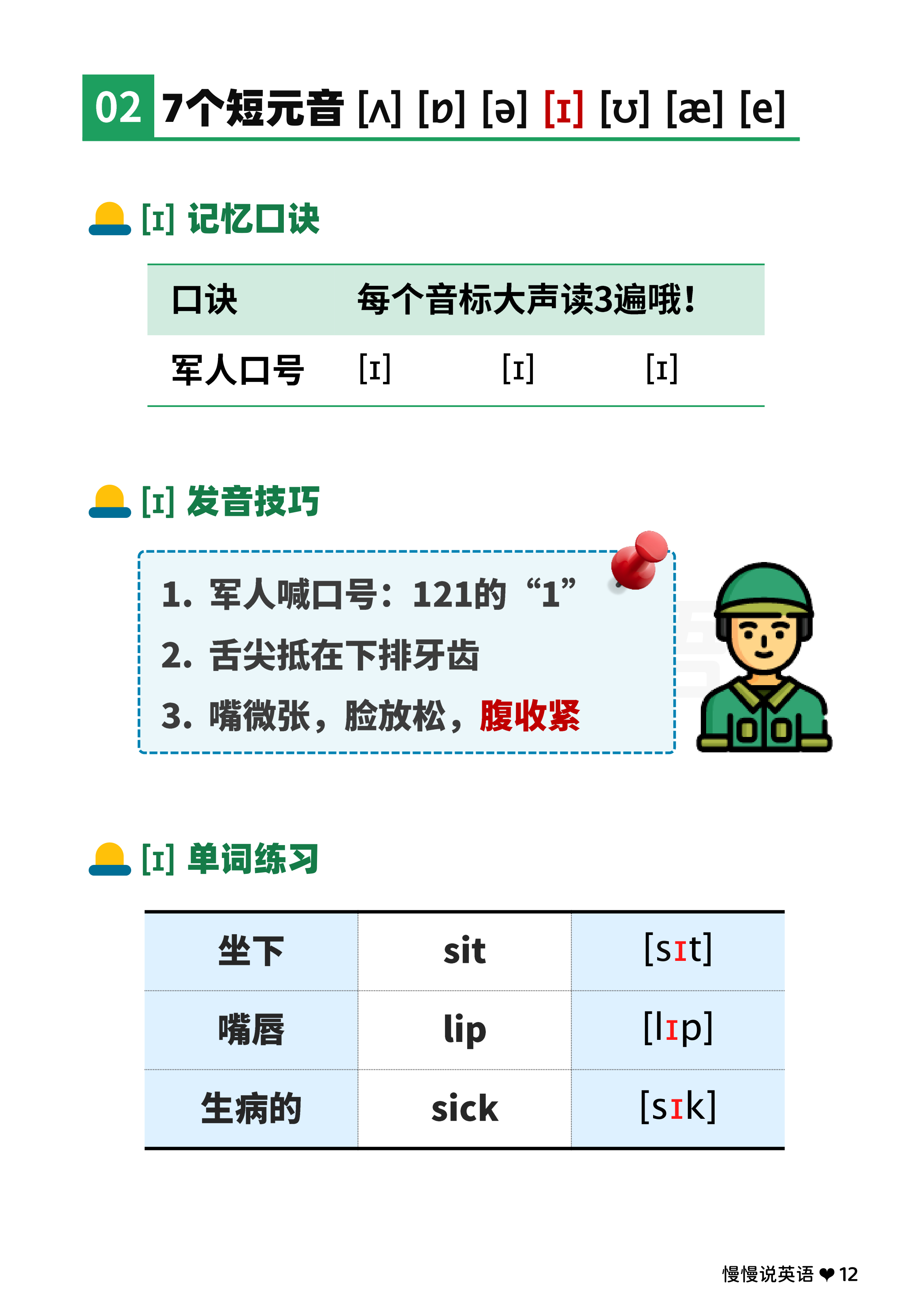 [樱花] 有个黑龙江的小伙伴问慢慢 音标[]是不是也有两种发音呢