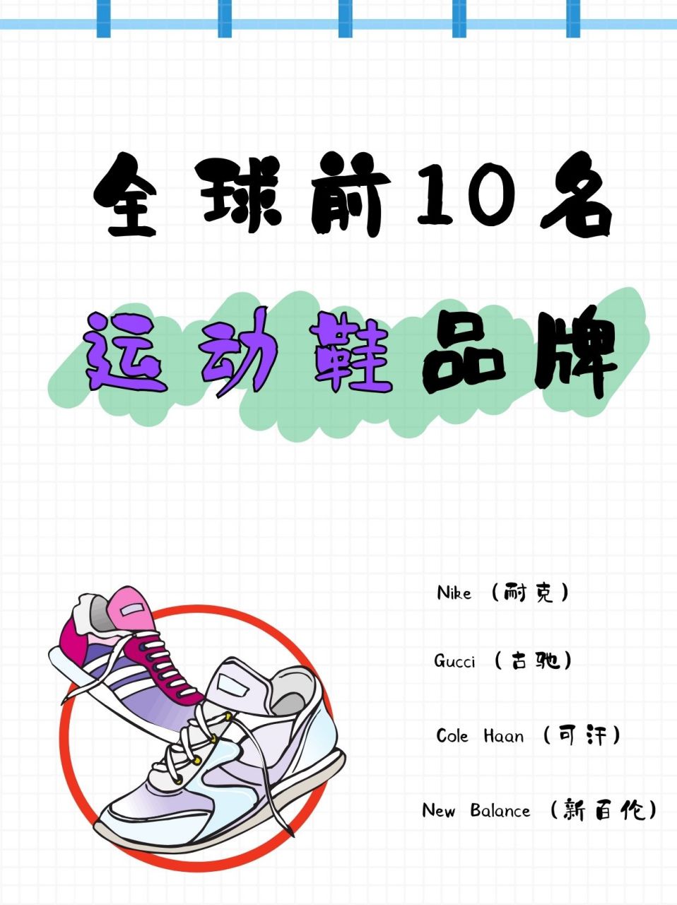 全球前10名运动鞋品牌  96全球鞋界top 10精英品牌78 99nike