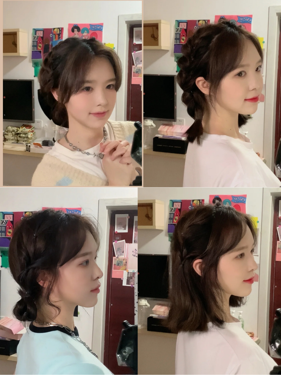 短头发怎么扎才好看  整理了一个发型合集编发,日常发型都有哦