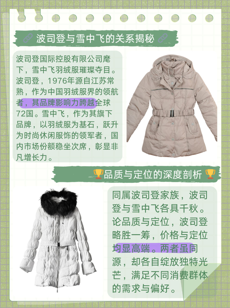 门口品牌羽绒服价格表图片