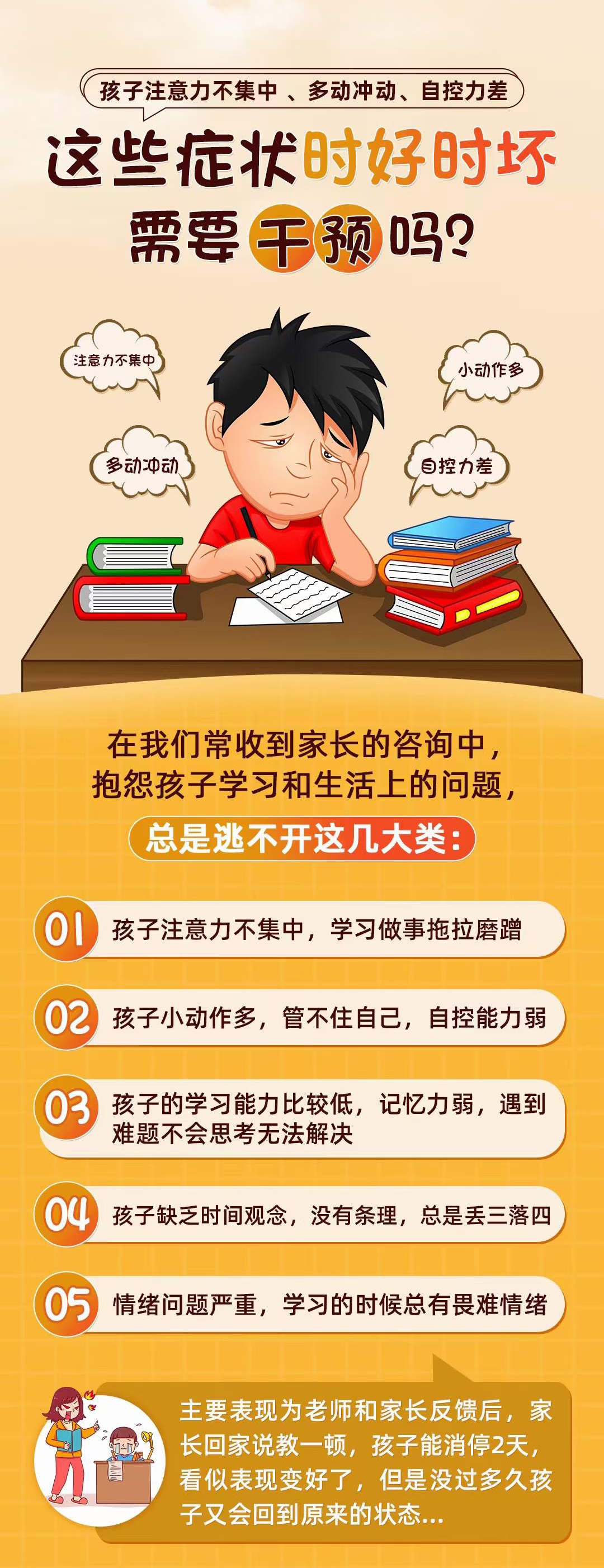 专业科学的治疗和干预方法,才能孩子注意力不集中,自控能力差怎么办