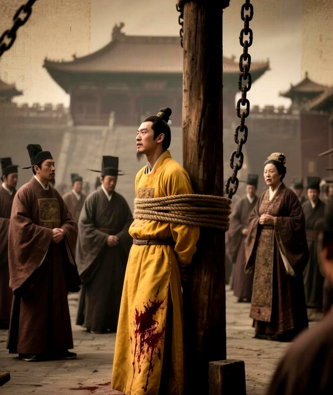 1457 年明朝的大忠臣于谦被拉到街头砍了头