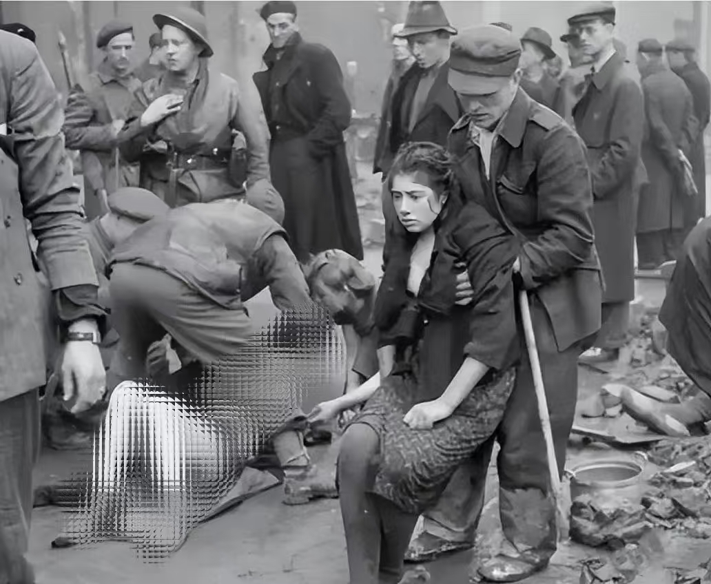 二战时期,纳粹杀害了近600万的犹太人,照片中的女子是历史的亲历者,亦