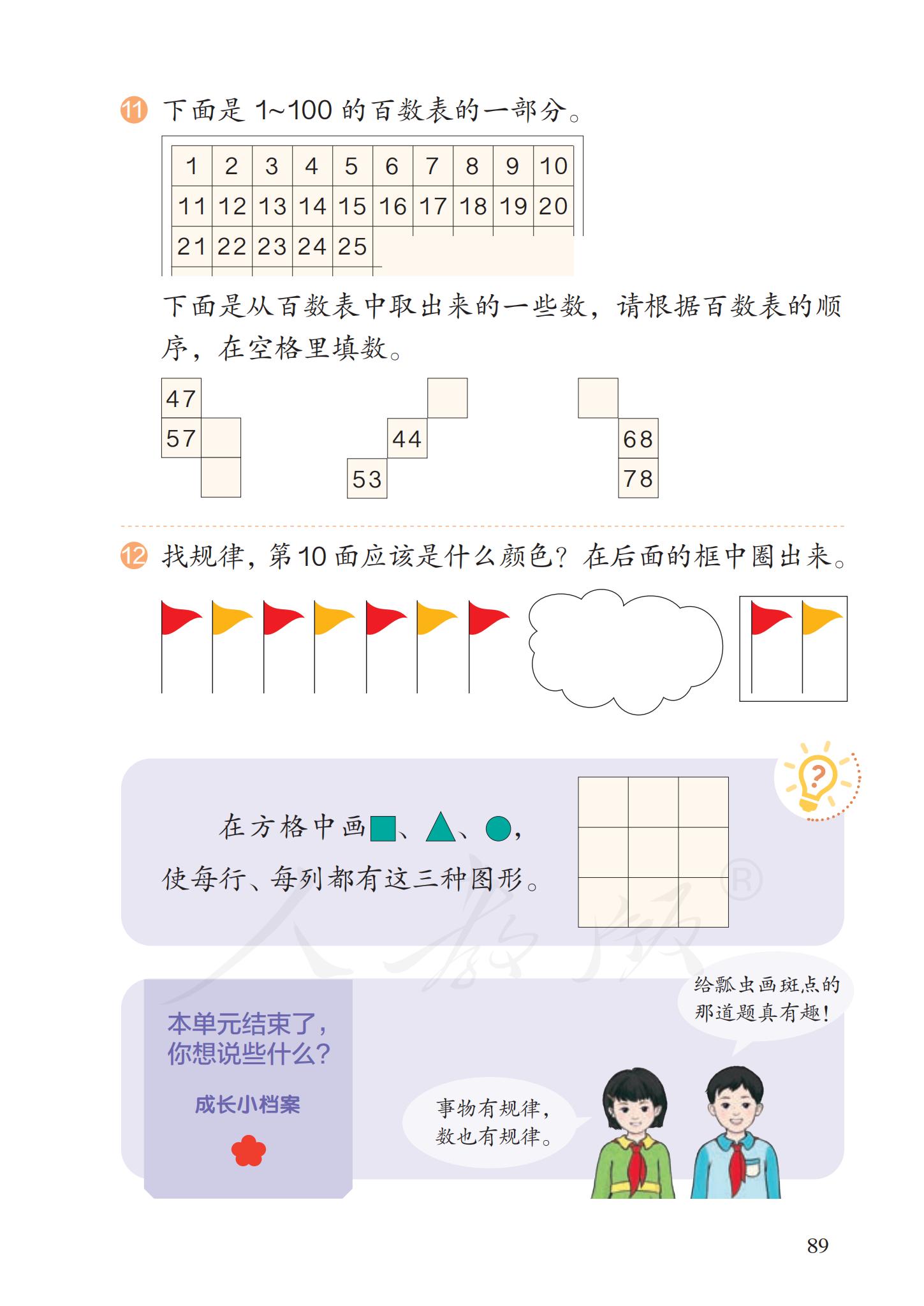 人教版一年级数学下册课本(人教版一年级数学下册课本批注) 第1张 人教版一年级数学下册课本(人教版一年级数学下册课本批注) 第1张