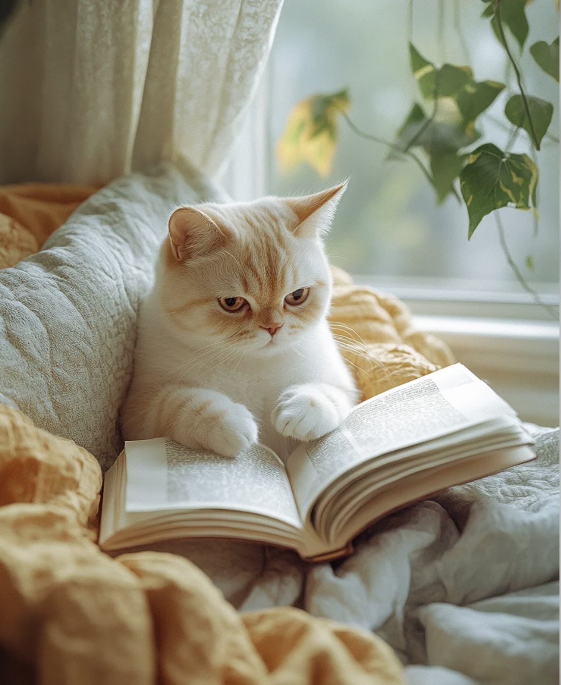 连小猫咪们都纷纷加入了阅读行列,你还在等什么?