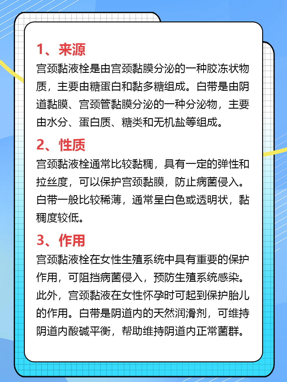 宫颈栓粘液与白带对比图片