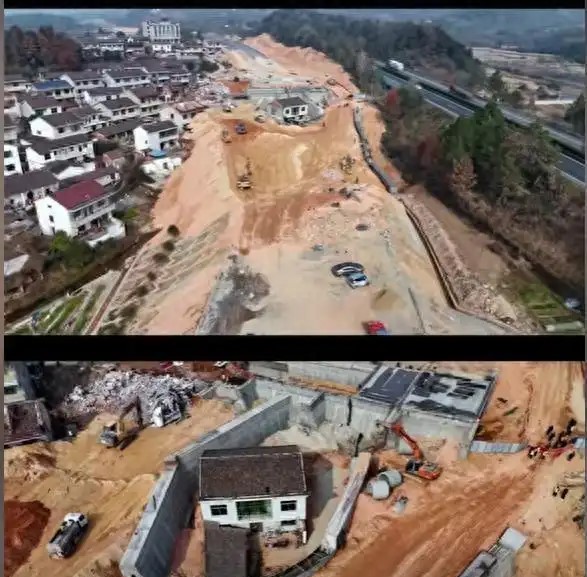 钉子户屋子被墙包围成了参观点,网红钉子户横空出世!