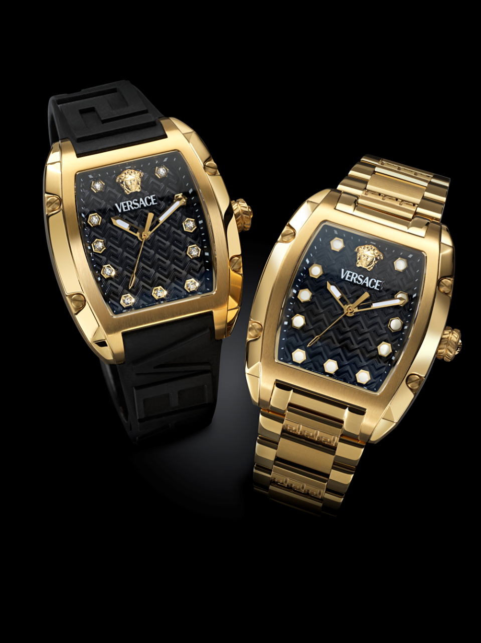 范思哲2024春夏季推出versace dominus lady腕表