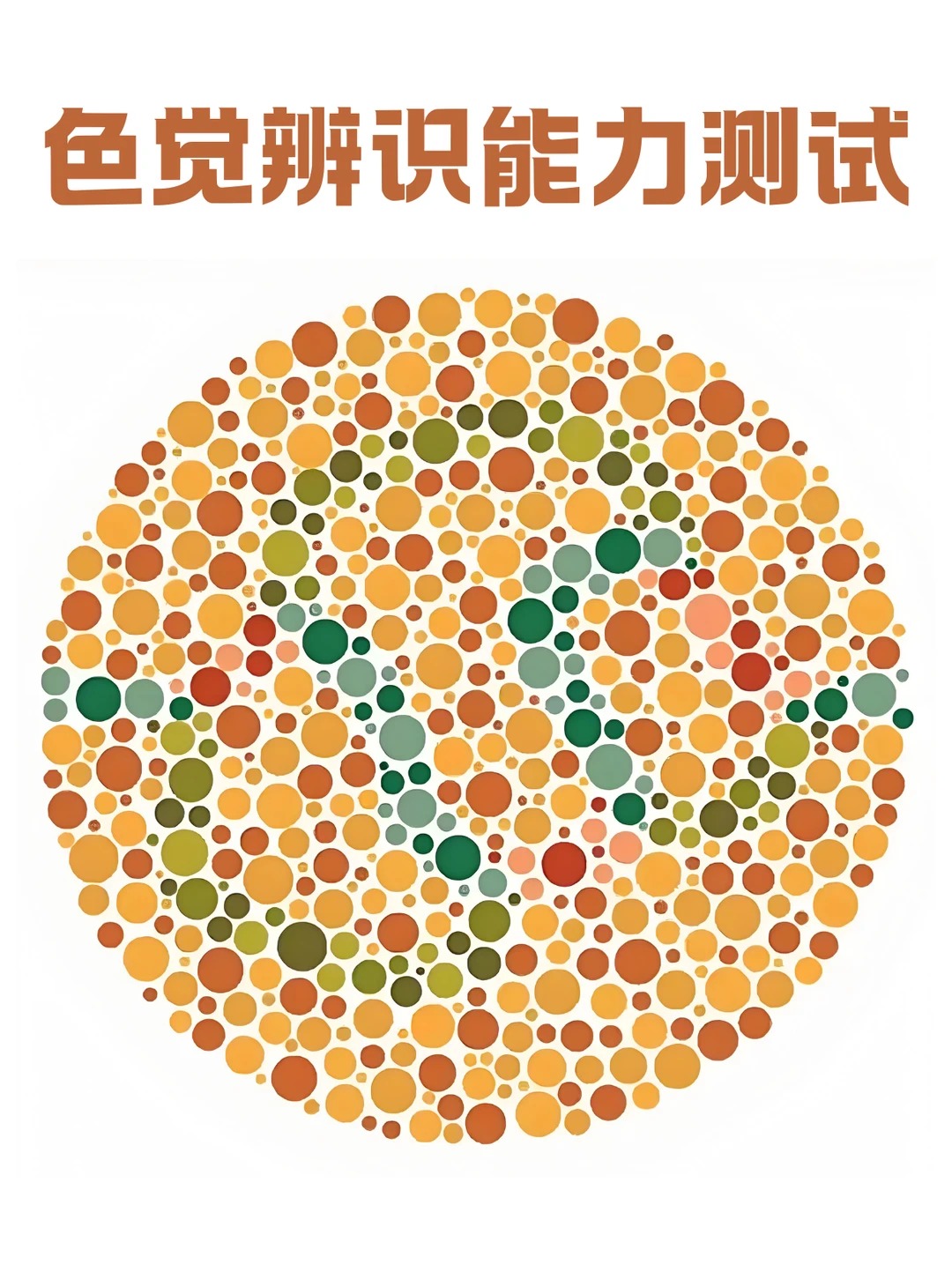 色觉测试你看到的是什么?